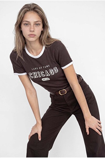 PAULMARK Women's Ribbed T-Shirt
