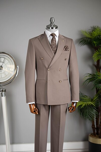 Terzi Ayhan Classics Limited Edition Double-Breasted Suit Light Brown