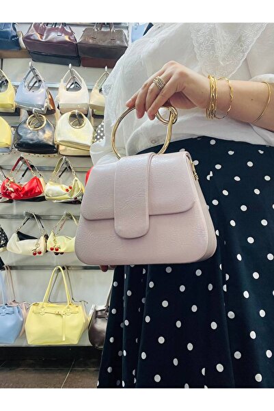 H&D COLLECTİON Τσάντα ώμου βραδινό φόρεμα ειδικής περίστασης με λεπτομέρεια α...