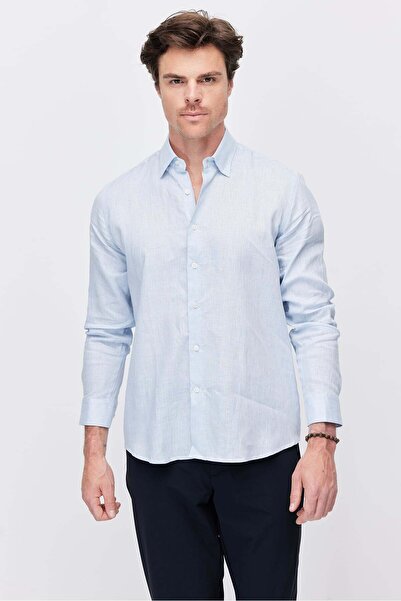 PAULMARK Men's Linen Regular Shirt