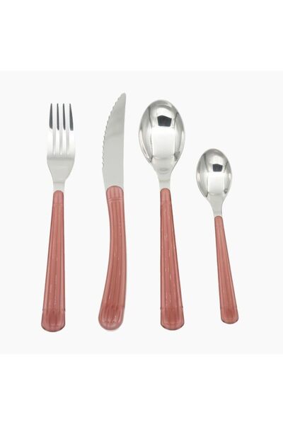 Zinnia 24-Piece Cutlery Set - Forks, Spoons & Knives