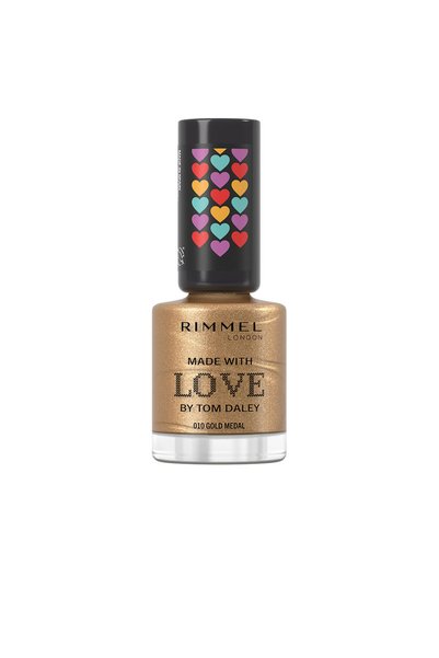 RIMMEL LONDON FABRICAT CU IUBIRE de Tom Daley ojă de unghii # 809 - dragă, eș...