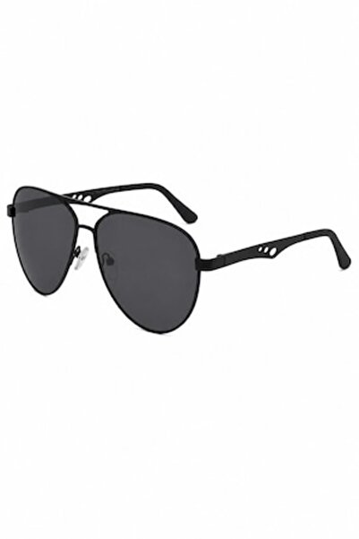 Globalport Retail Men's Aviator Polarized UV400 Sunglasses, Matte Black Alumi...