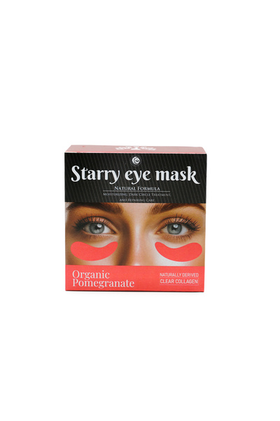 global fashion Mască pentru pleoape Starry, rodie organică, colagen clar de o...