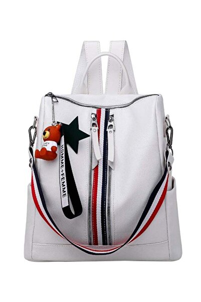 Generic Backpack Female New Leather Tassel Pendant Rhombus Leisure Travel Bac...