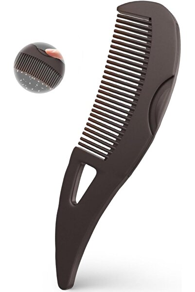 EHBELIF Dandruff Comb Removal Hollow Fine Tooth Scalp Detox Hair Care Tool 1PC