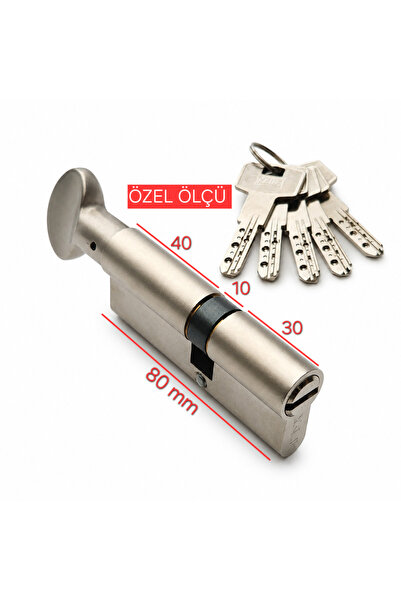 Kale Kilit Kale 164 BM 5 Anahtarlı Mandallı Barel 80mm Göbek Silindir 30 10 4...