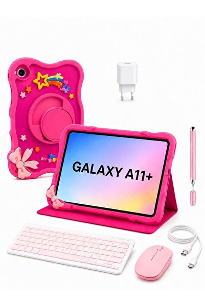 Samsung Galaxy Tab A11 Plus 11'' 8GB 256GB TABLET+KILIF+KLAVYE+MOUSE+ŞARJ BAŞ...