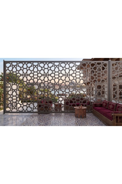 fermes Lazer Dekoratif Lazer Kesim Ham Sac Panel Korkuluk (1995x995 mm - 2mm ...