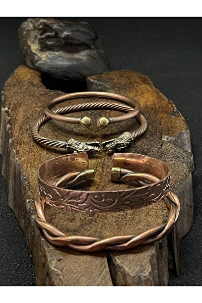 Aida Jewelss 4 Pieces Pure Copper Bracelet 100% Copper Bracelet Handmade Copp...