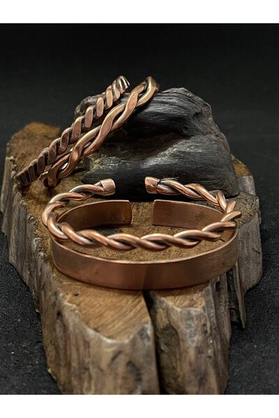 Aida Jewelss 4 Pieces Pure Copper Bracelet 100% Copper Bracelet Handmade Copp...