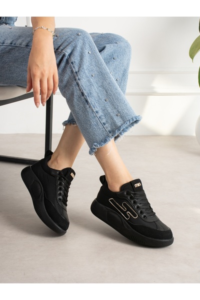 ALEMDAR AYAKKABI Amora Black Women's Sneakers