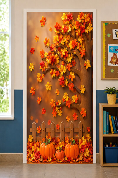 PROMISEBACKDROP2 190x75cm Husă elastică pentru ușa sălii de clasă, tematică d...