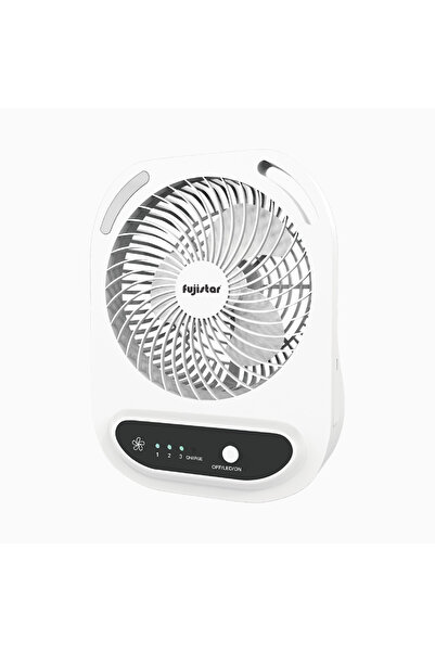 fujistar 6 inch rechargeable 6 watts, 6 led, 1500 mah, 5 v usb charge, 3 speed
