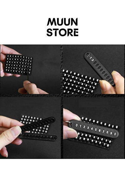 MUUN STORE Mini Anahtarlık Numaratör Çok Amaçlı Taşınabilir Telefon Numarası Numaratör