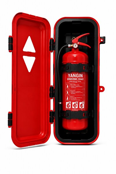 SerBugo Tır-Dorse-Kamyona Uygun 6-9 kg Yangın Tüpü İçin Plastik Tüp Kaibini T...