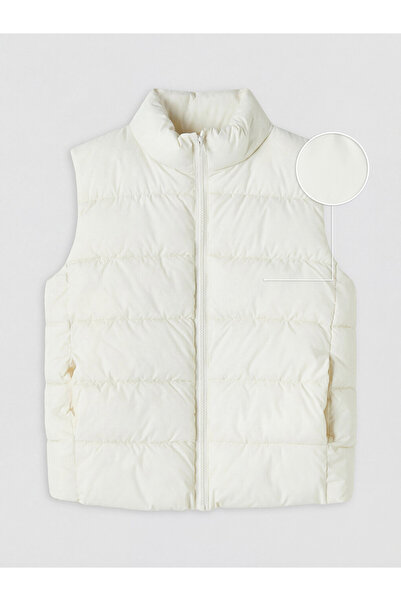 LC Waikiki High Collar Girls' Quilted Puffer Vest