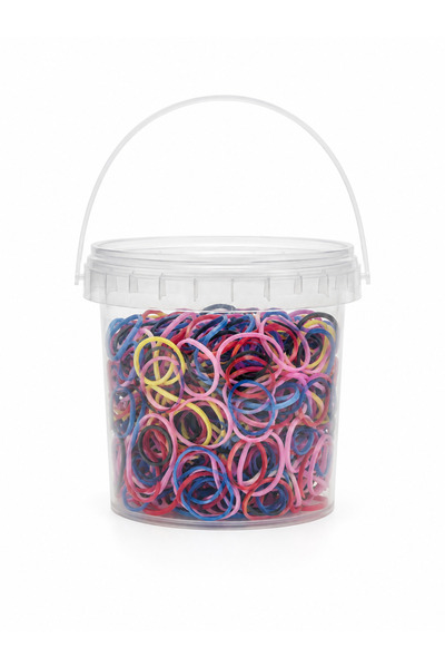 Generic Brand Girls Colorful Hair Rubber Bands Set – Elastic Hair Ties for Ki...