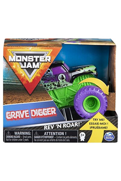 Spinmaster MONSTER JAM METALLIC ROAR SERIES 1 TO 43 SCALE THE GRAVEBARMAN