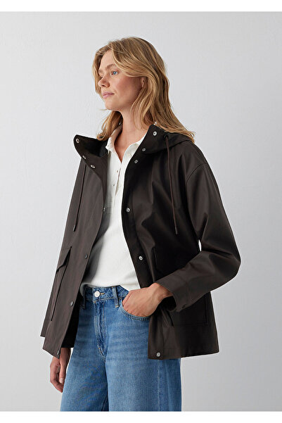 Mavi Hooded Brown Jacket Oversize / Wide Cut 1110868-70219