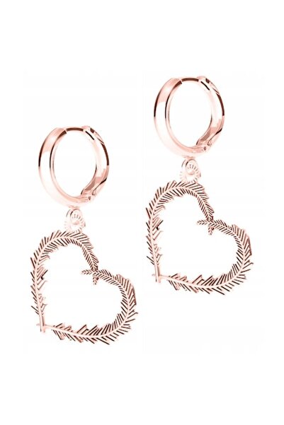 Larezo Charm argintiu, Argint Sterling 925 placat cu aur roz, Idee de cadou p...