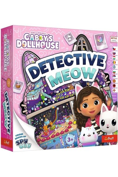 Trefl GABBYS DOLLHOUSE BOARD GAME DETECTIVE MEOW