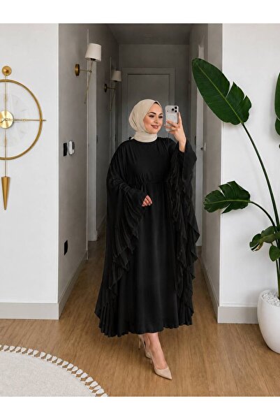 pembiş tesettür Hande Şifon Elbise