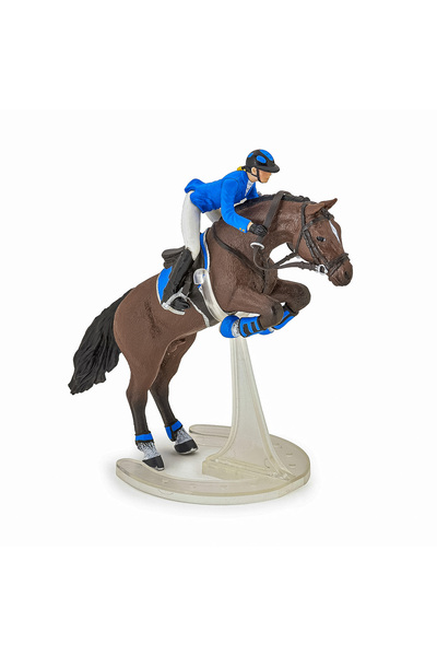 Papo JUMPING HORSE FIGURINE WITH JOKER