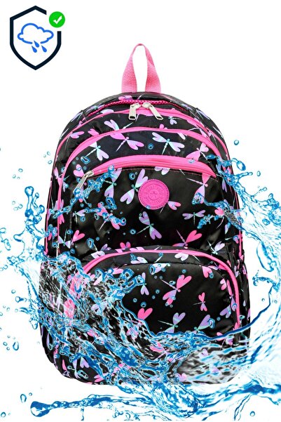 miço kids Sweet Polo Dragonfly Printed Backpack - Girls' Middle School Bag