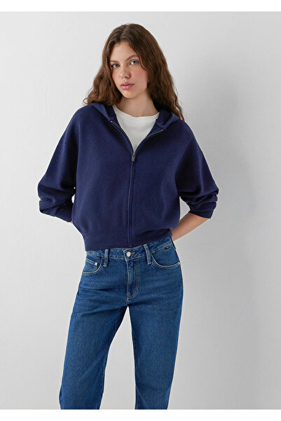 Mavi Lacivert Hırka Loose Fit / Bol Rahat Kesim 1710934-70492
