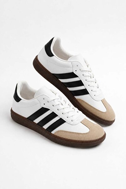 HAKKE Retro Style Sneaker Non-Slip Sole Suede Toe Sports Shoes