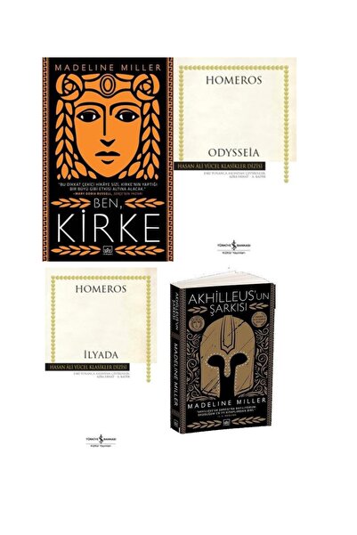 Kronik Kitap Homeros İlyada - Odysseia - Madeline Miller Ben Kirke - Akhilleu...