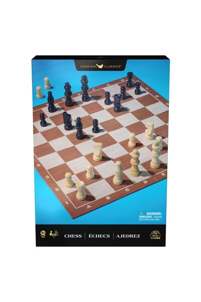 Spinmaster CHESS GAME WITH WOODEN BOARD