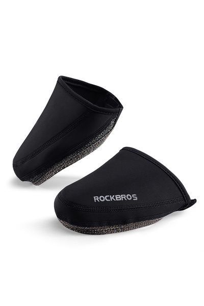 ROCKBROS Huse pentru vârful pantofilor de ciclism LF1030, Set de 2, Antivânt,...