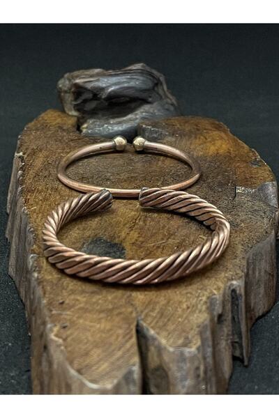 zadenza gold 100% pure copper armor prayer bracelet necklace set lucky number...