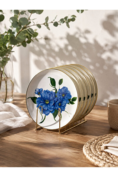 Onedekor Ocean Blue 6'lı Pasta Tabağı
