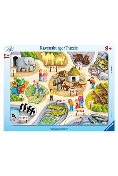 RAVENSBURGER 17 Parçalı Büyük Çerçeveli Puzzle 5e Kadar Sayılar RPC052332