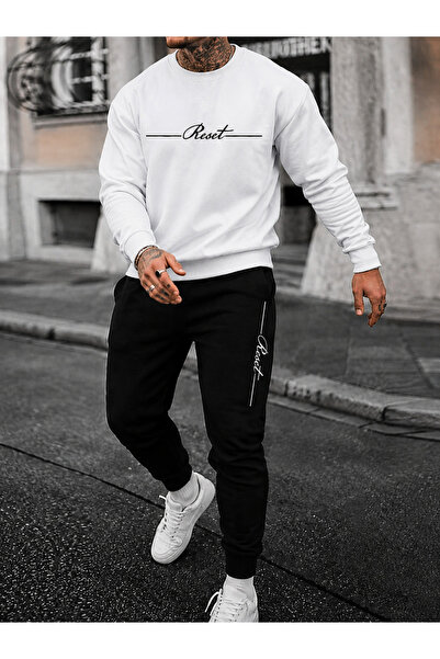 PAVRO Sweatshirt Tracksuit Set Oversize Shaped Comfortable Fit Quality Fabric...