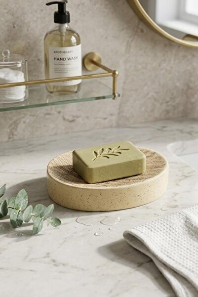 ALBETTO Un455 Ceramic Solid Soap Dispenser 12cm