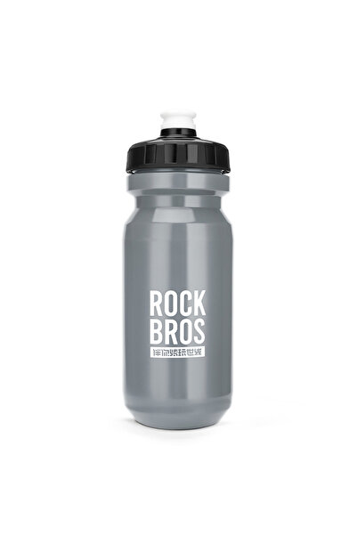 ROCKBROS 35210066005 Bidon de ciclism 600ml, Etanș, Fără BPA, Gri
