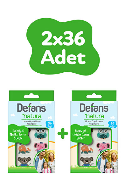 Defans Natura Esansiyel Yağlar İçeren Sticker 2'li
