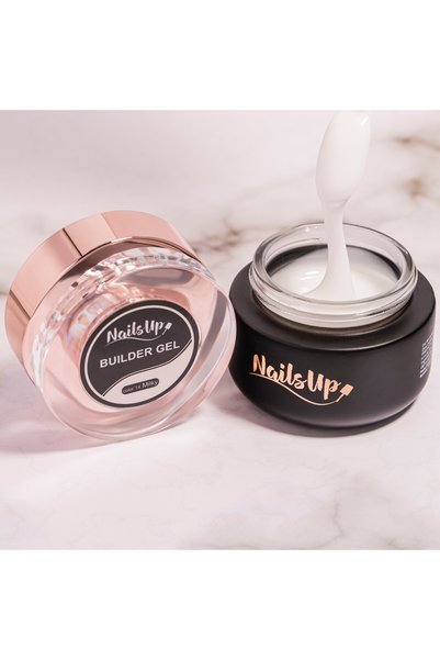 NAILSUP PROFESSIONAL Gel Constructie Unghii Autonivelant NAILSUP Milky White ...