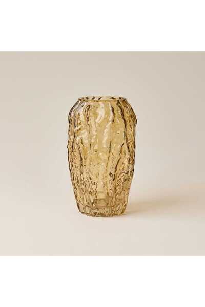 Evidea Deco Sand Wave Vase - Amber - 23X14 cm
