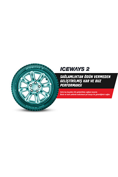 Lassa Iceways 2 205/55 R16 91T Kış Lastiği - 2026