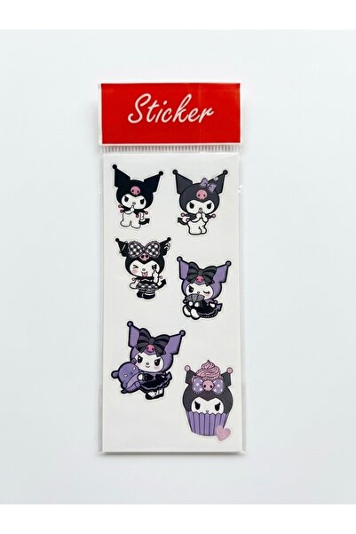 Genel Markalar 6 li kuromi sticker (1 adet fiyatı)