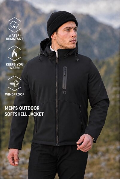 YESİ Erkek softshell kumaş mont