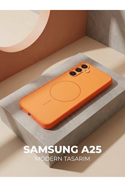 Samsung Galaxy A25 Uyumlu Silikon Kılıf – Yumuşak Dokulu, Darbe Koruyucu, Kamera Korumalı