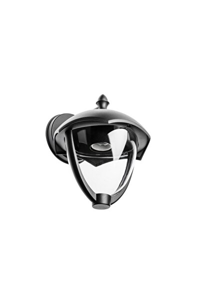 GTV GRANDE-AD Lampă de perete exterioară neagră, E27, IP54