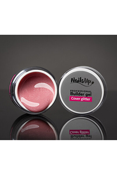 NAILSUP PROFESSIONAL Gel UV Constructie NAILSUP - Cover Glitter 50g