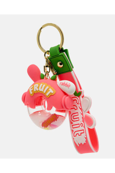REDTAG Pink Doughnut Key Ring